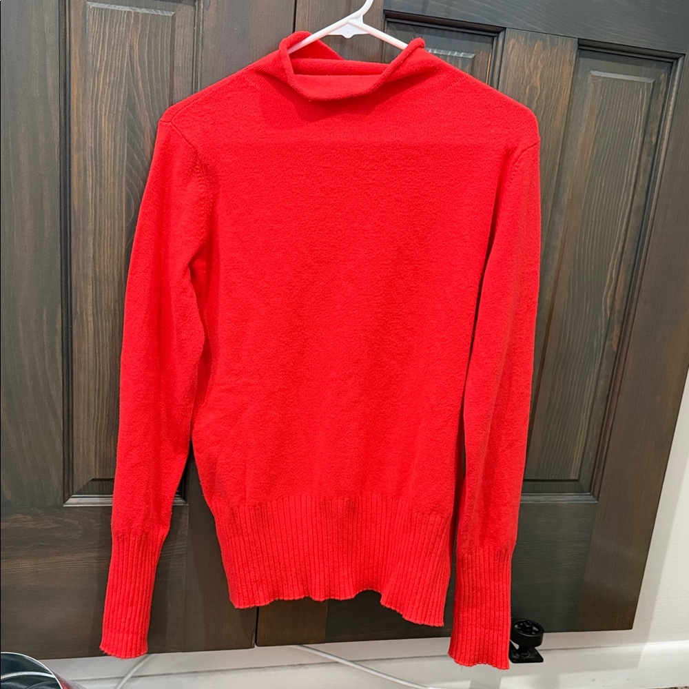 Vibrant Red Turtleneck Sweater FRENCH CONNECTION WOMEN’S large